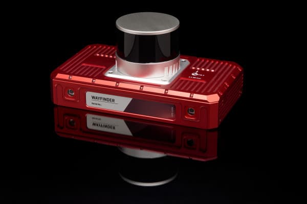 OxTS WayFinder unit with integrated LiDAR and cameras